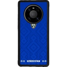 Coque Huawei Mate 40 Pro - Silicone rigide noir Maillot de football Ouzbékistan 2026 personnalisable
