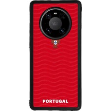 Coque Huawei Mate 40 Pro - Silicone rigide noir Maillot de football Portugal 2026 personnalisable