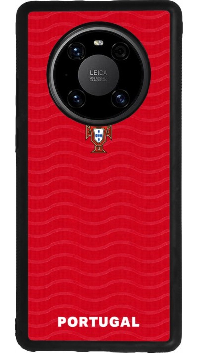 Coque Huawei Mate 40 Pro - Silicone rigide noir Maillot de football Portugal 2026 personnalisable