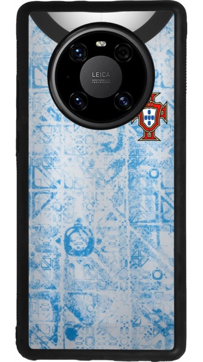 Huawei Mate 40 Pro Case Hülle - Silikon schwarz Portugal Away personalisierbares Fussballtrikot