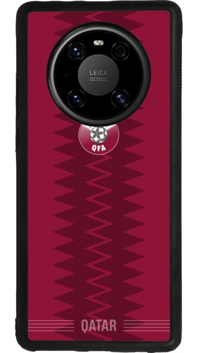 Coque Huawei Mate 40 Pro - Silicone rigide noir Maillot de football Qatar 2026 personnalisable