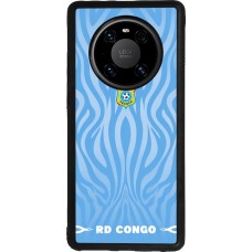 Coque Huawei Mate 40 Pro - Silicone rigide noir Maillot de football RD Congo 2026 personnalisable