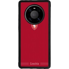 Coque Huawei Mate 40 Pro - Silicone rigide noir Maillot de football Répuplique Tchèque 2026 personnalisable