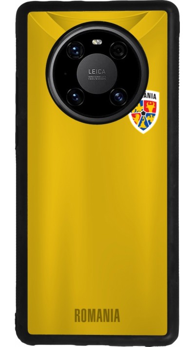Huawei Mate 40 Pro Case Hülle - Silikon schwarz Fussballtrikot Rumänien
