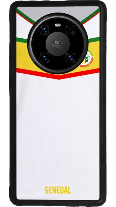 Coque Huawei Mate 40 Pro - Silicone rigide noir Maillot de football Senegal 2022 personnalisable