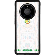 Coque Huawei Mate 40 Pro - Silicone rigide noir Maillot de football Sénégal 2026 personnalisable