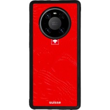 Coque Huawei Mate 40 Pro - Silicone rigide noir Maillot de football Suisse 2026 personnalisable