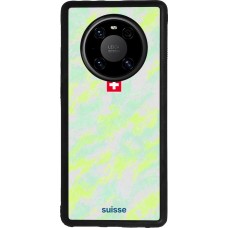 Coque Huawei Mate 40 Pro - Silicone rigide noir Maillot de football Suisse Away 2026 personnalisable
