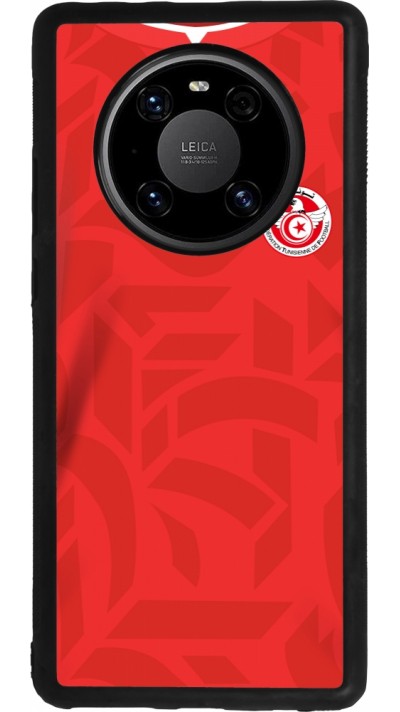 Coque Huawei Mate 40 Pro - Silicone rigide noir Maillot de football Tunisie 2022 personnalisable