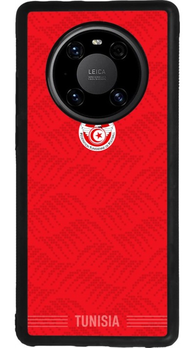 Coque Huawei Mate 40 Pro - Silicone rigide noir Maillot de football Tunisie 2026 personnalisable