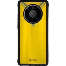 Coque Huawei Mate 40 Pro - Silicone rigide noir Maillot de football Ukraine