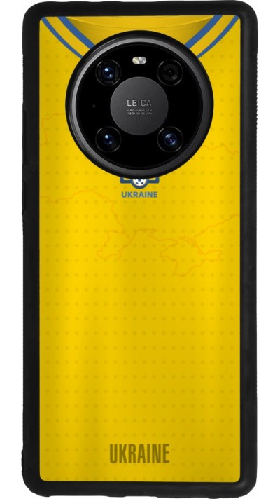 Huawei Mate 40 Pro Case Hülle - Silikon schwarz Fussballtrikot Ukraine