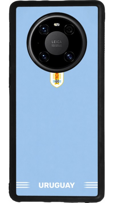 Coque Huawei Mate 40 Pro - Silicone rigide noir Maillot de football Uruguay 2026 personnalisable