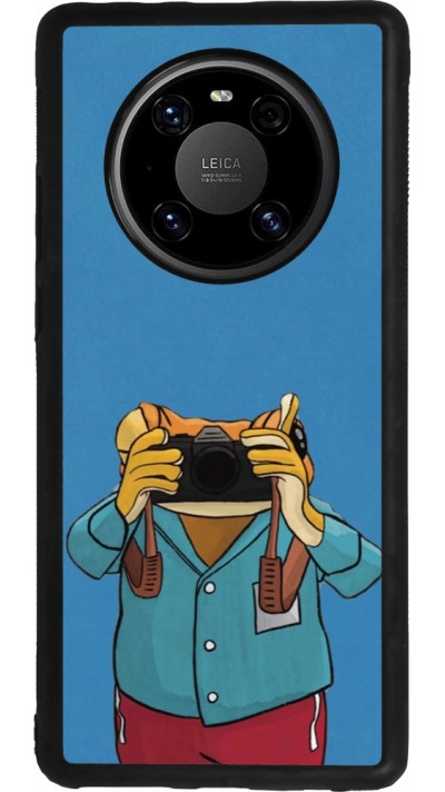 Huawei Mate 40 Pro Case Hülle - Silikon schwarz Frog with camera DTMF