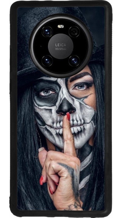 Coque Huawei Mate 40 Pro - Silicone rigide noir Halloween 18 19