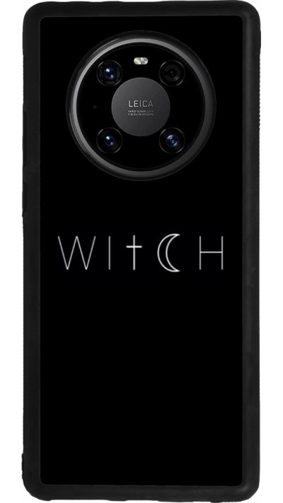 Coque Huawei Mate 40 Pro - Silicone rigide noir Halloween 22 witch word