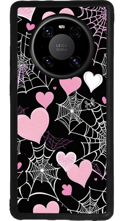 Coque Huawei Mate 40 Pro - Silicone rigide noir Halloween 2024 girly