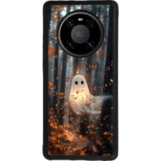 Coque Huawei Mate 40 Pro - Silicone rigide noir Halloween 2025 Ghost in the forest