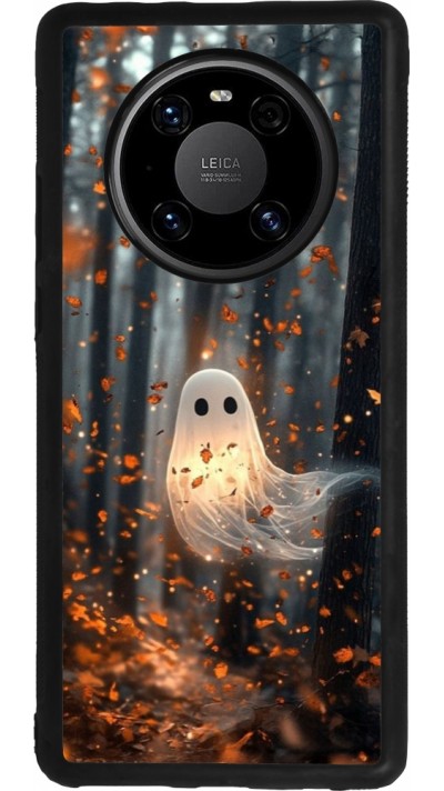 Coque Huawei Mate 40 Pro - Silicone rigide noir Halloween 2025 Ghost in the forest
