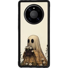 Huawei Mate 40 Pro Case Hülle - Silikon schwarz Halloween 2025 Ghost gardener