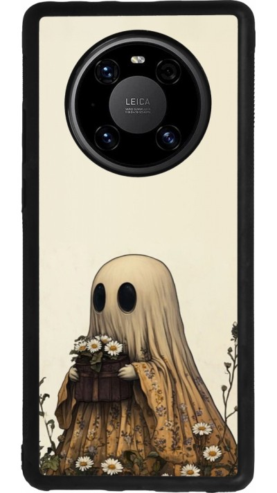 Coque Huawei Mate 40 Pro - Silicone rigide noir Halloween 2025 Ghost gardener