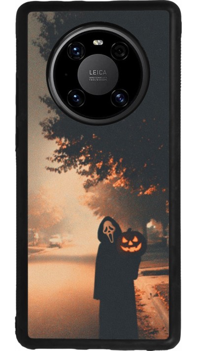 Coque Huawei Mate 40 Pro - Silicone rigide noir Halloween 2025 Scream