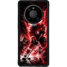 Coque Huawei Mate 40 Pro - Silicone rigide noir Hockey World Championship Player