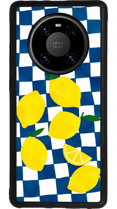 Coque Huawei Mate 40 Pro - Silicone rigide noir Illustration lemons 2026