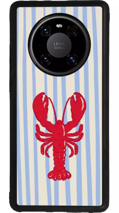 Huawei Mate 40 Pro Case Hülle - Silikon schwarz Red lobster 2026