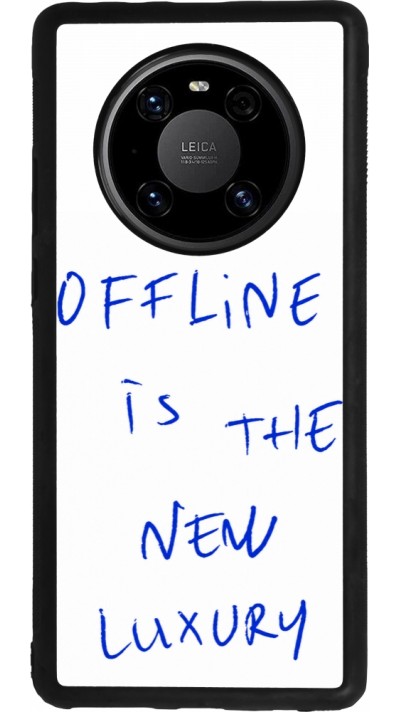 Huawei Mate 40 Pro Case Hülle - Silikon schwarz Offline is the new luxury