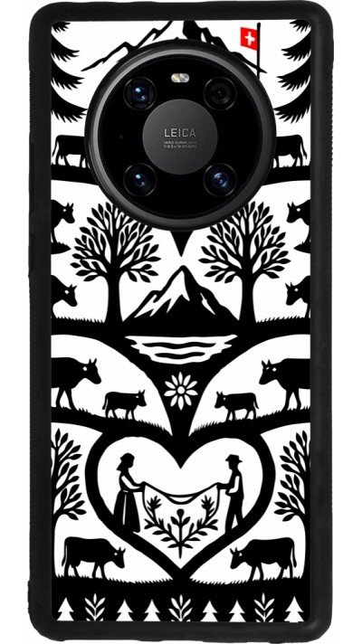 Huawei Mate 40 Pro Case Hülle - Silikon schwarz Poya Schweiz 2
