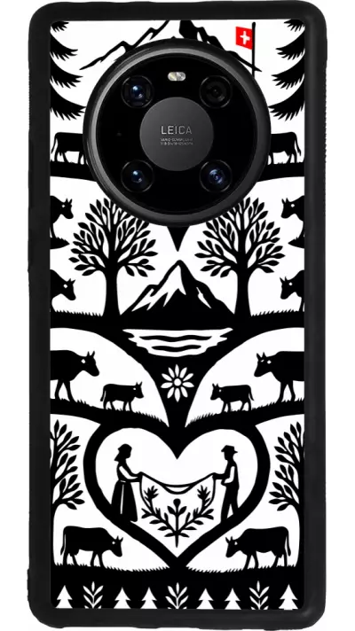 Huawei Mate 40 Pro Case Hülle - Silikon schwarz Poya Schweiz 2