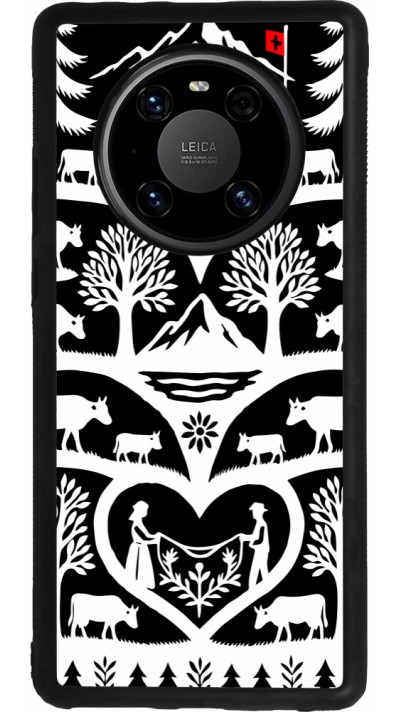 Huawei Mate 40 Pro Case Hülle - Silikon schwarz Poya Schweiz 2 schwarz