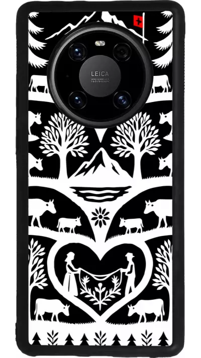 Huawei Mate 40 Pro Case Hülle - Silikon schwarz Poya Schweiz 2 schwarz
