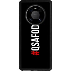 Coque Huawei Mate 40 Pro - Silicone rigide noir Qsafoda 1