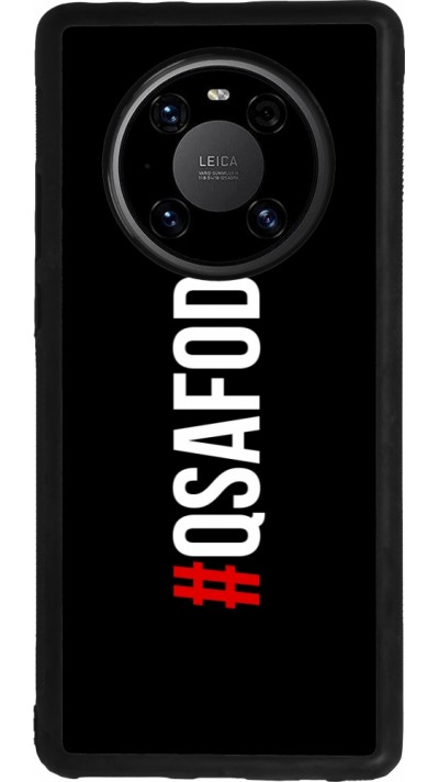 Coque Huawei Mate 40 Pro - Silicone rigide noir Qsafoda 1
