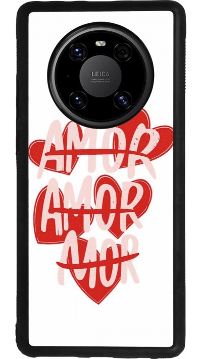 Coque Huawei Mate 40 Pro - Silicone rigide noir Saint Valentines Day 26 Amor
