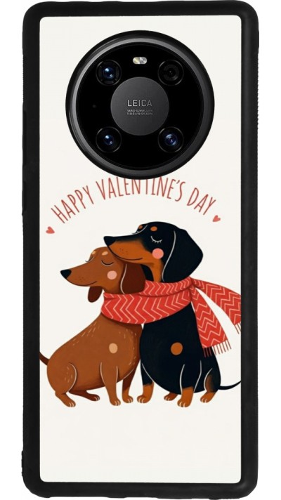 Coque Huawei Mate 40 Pro - Silicone rigide noir Saint Valentines Day 26 Happy Valentine
