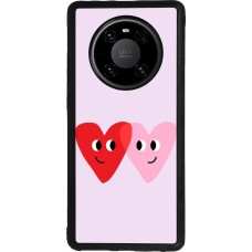 Huawei Mate 40 Pro Case Hülle - Silikon schwarz Saint Valentines Day 26 Heart