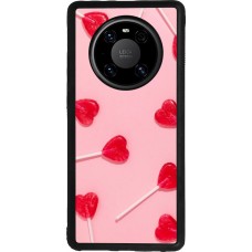 Huawei Mate 40 Pro Case Hülle - Silikon schwarz Saint Valentines Day 26 Lollipop