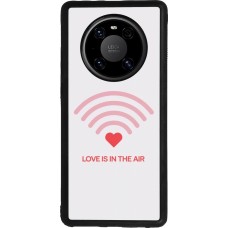 Huawei Mate 40 Pro Case Hülle - Silikon schwarz Saint Valentines Day 26 Love is in the air