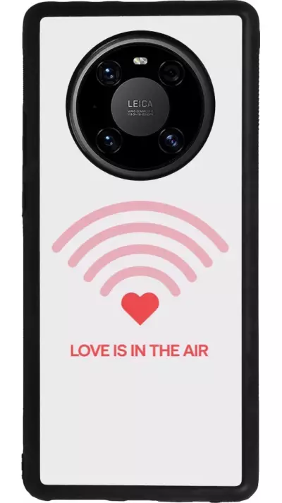Huawei Mate 40 Pro Case Hülle - Silikon schwarz Saint Valentines Day 26 Love is in the air