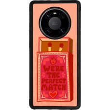 Coque Huawei Mate 40 Pro - Silicone rigide noir Saint Valentines Day 26 Perfect Match