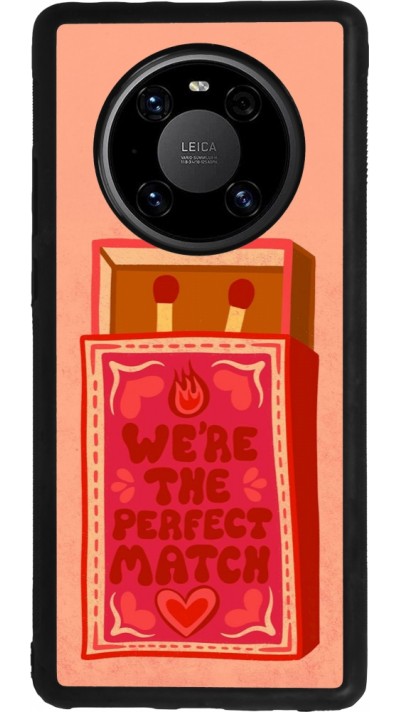 Coque Huawei Mate 40 Pro - Silicone rigide noir Saint Valentines Day 26 Perfect Match