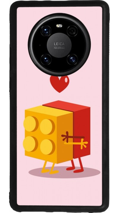 Coque Huawei Mate 40 Pro - Silicone rigide noir Saint Valentines Day 26 Puzzle