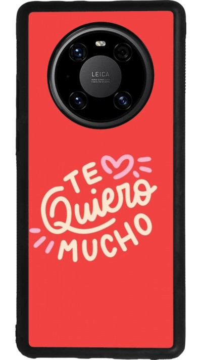 Coque Huawei Mate 40 Pro - Silicone rigide noir Saint Valentines Day 26 Te quiero mucho