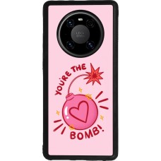 Coque Huawei Mate 40 Pro - Silicone rigide noir Saint Valentines Day 26 You are the bomb