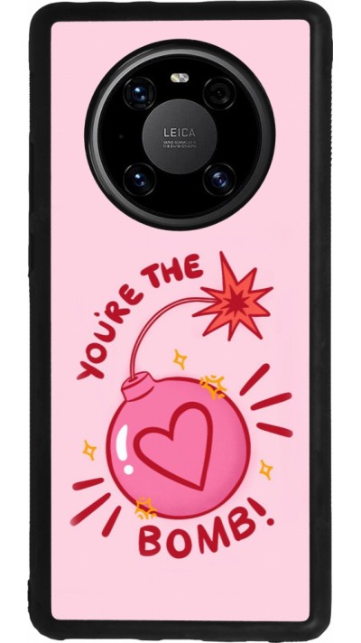 Coque Huawei Mate 40 Pro - Silicone rigide noir Saint Valentines Day 26 You are the bomb