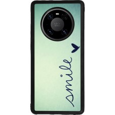 Coque Huawei Mate 40 Pro - Silicone rigide noir Smile