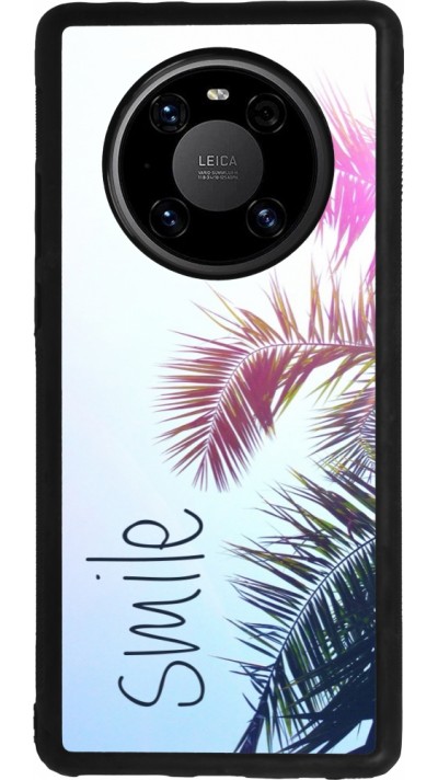 Huawei Mate 40 Pro Case Hülle - Silikon schwarz Smile 05